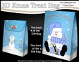 3D Christmas Gift Bag Mini Kit - Snowman Oli has Xmas Presents