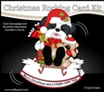 3D Shaped Rocking Christmas Card Mini Kit - Little Shih Tzu Dog