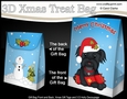 3D Christmas Gift Bag Mini Kit - Little Shih Tzu Dog