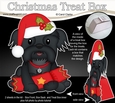 3D Christmas Treat Box Gift Set Mini Kit - Little Shih Tzu Dog