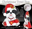 3D Christmas Treat Box Gift Set Mini Kit - Little Shih Tzu Dog