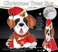3D Christmas Treat Box Gift Set Mini Kit - Little St Bernard Dog