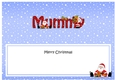 Large DL Merry Christmas MUMMY with Santa insert