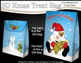 3D Christmas Gift Bag Mini Kit - Snowball Sam has an Xmas Tree