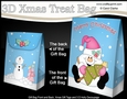 3D Christmas Gift Bag Mini Kit - Snowball Sam has an Xmas Tree