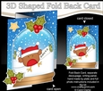 Christmas 3D Shaped No-Hole Fold Back Mini Kit - Bobbin Robin has a Letter for Santa