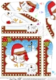 Christmas Fan Pyramage Topper - Bobbin Robin