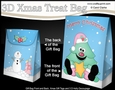3D Christmas Gift Bag Mini Kit - Cute Xmas Tree has an Xmas Star