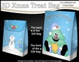 3D Christmas Gift Bag Mini Kit - Cute Xmas Tree has an Xmas Star