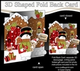 3D Shaped No-Hole Fold Back Christmas Card Mini Kit - Snowman Rio is in Love