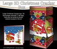 3D Large Christmas Cracker Box - Bobbin Robin has Xmas Presents