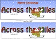 Large DL Merry Christmas ACROSS THE MILES 3D decoupage with Snowman Rio