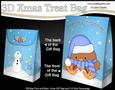 3D Christmas Gift Bag Mini Kit - Bobbin Robin is making Snow Balls