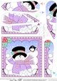 Christmas Snowman Rio Fan Pyramage Topper