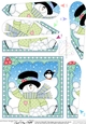 Christmas Snowman Rio Fan Pyramage Topper