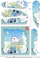 Christmas Snowman Rio Fan Pyramage Topper