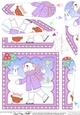 Christmas Snowman Rio Fan Pyramage Topper