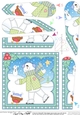 Christmas Snowman Rio Fan Pyramage Topper