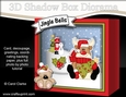 3D Christmas Diorama Shadow Box Card Mini Kit - Rudolph has an Xmas Tree