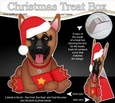 3D Christmas Treat Box Gift Set Mini Kit - Little German Shepherd Dog