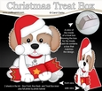 3D Christmas Treat Box Gift Set Mini Kit - Little Cavachon Dog
