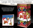 3D Large Christmas Cracker Box -  Snowman Oli wants Snow