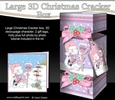 3D Large Christmas Cracker Box -  Snowman Oli wants Snow