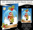 Christmas 3D Shaped No-Hole Fold Back Mini Kit - Rudolph has an Xmas Tree