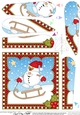 Christmas Snowball Sam Fan Pyramage Topper