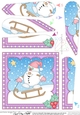 Christmas Snowball Sam Fan Pyramage Topper