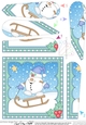 Christmas Snowball Sam Fan Pyramage Topper