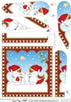 Christmas Snowball Sam Fan Pyramage Topper