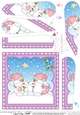 Christmas Snowball Sam Fan Pyramage Topper