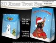 3D Christmas Gift Bag Mini Kit - Little German Shepherd Dog
