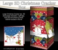 3D Large Christmas Cracker Box - Snowball Sam is Snowballing