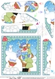Christmas Rudolph Fan Pyramage Topper