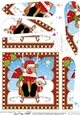 Christmas Rudolph Fan Pyramage Topper