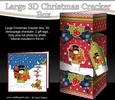 3D Large Christmas Cracker Box -  Snowman Rio has lots of Presents