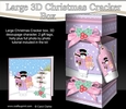 3D Large Christmas Cracker Box -  Snowman Rio has lots of Presents