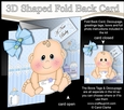 3D Shaped No-Hole Fold Back Mini Kit - Cute Little Baby Boy Milo