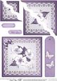 Apple Blossom Quick Card Wavy Corner Side Stacker Topper