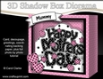 3D Diorama Shadow Box Word Card Mini Kit - Mothers Day