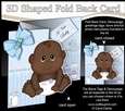 3D Shaped No-Hole Fold Back Mini Kit - Cute Little Ethnic Baby Boy Daryn
