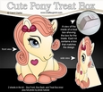 3D Cute Treat Box Gift Set Mini Kit - Cute Little Pony Buttercup