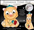 3D Valentine Treat Box Mini Kit - Cute Dinosaur has a Rose