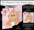 3D Shaped No-Hole Fold Back Mini Kit - Cute Little Ethnic Baby Girl Veena