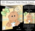 3D Shaped No-Hole Fold Back Mini Kit - Cute Little Ethnic Baby Deepu