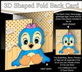 3D Shaped No-Hole Fold Back Mini Kit - Cute Little BeBe Bird