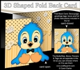 3D Shaped No-Hole Fold Back Mini Kit - Cute Little Bloo Bird
