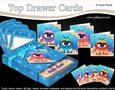 3D Top Drawer Cards Bumper Kit - Cute Aliens - Vesh, Dula, Juya, Xago